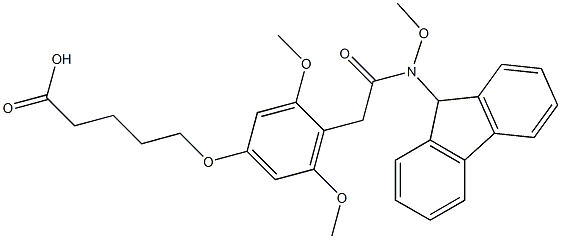 5-[4-[(9H-Fluoren-9-ylmethyloxycarbamoyl)methyl]-3,5-dimethoxyphenoxy]valeric acid
