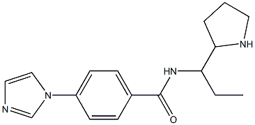 4-(1H-Imidazol-1-yl)-N-(1-ethyl-2-pyrrolidinylmethyl)benzamide Structure
