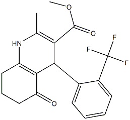 1,4,5,6,7,8-Hexahydro-2-methyl-4-[2-(trifluoromethyl)phenyl]-5-oxoquinoline-3-carboxylic acid methyl ester