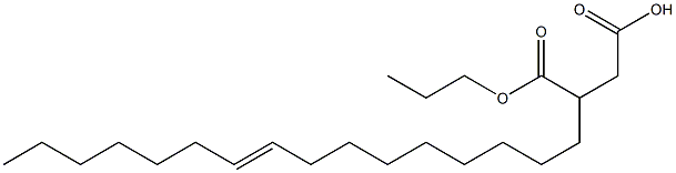 3-(9-Hexadecenyl)succinic acid 1-hydrogen 4-propyl ester 结构式