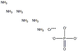 Hexamminechromium(III) phosphate 结构式