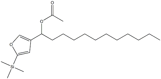 Acetic acid 1-[5-(trimethylsilyl)-3-furyl]dodecyl ester