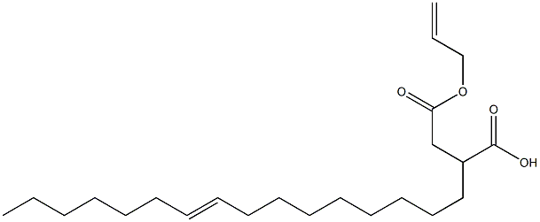 2-(9-Hexadecenyl)succinic acid 1-hydrogen 4-allyl ester Structure