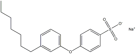 4-(3-Heptylphenoxy)benzenesulfonic acid sodium salt