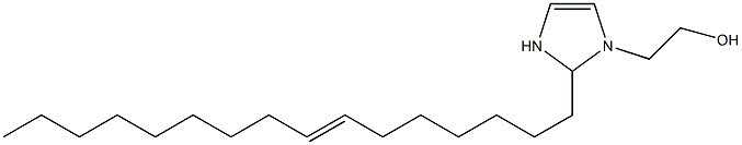 2-(7-Hexadecenyl)-4-imidazoline-1-ethanol Structure