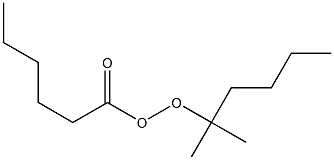 Hexaneperoxoic acid 1,1-dimethylpentyl ester Structure