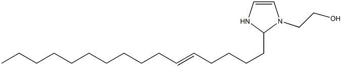 2-(5-Hexadecenyl)-4-imidazoline-1-ethanol Structure