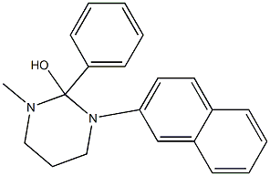 Hexahydro-1-methyl-2-phenyl-3-(2-naphtyl)pyrimidin-2-ol