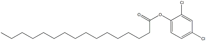 Hexadecanoic acid 2,4-dichlorophenyl ester 结构式