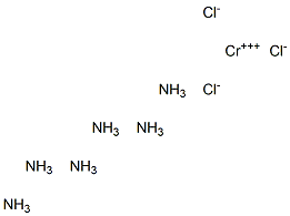 Hexamminechromium(III) chloride 结构式