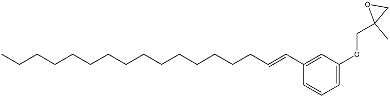 3-(1-Heptadecenyl)phenyl 2-methylglycidyl ether Structure