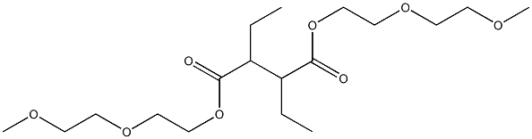 Hexane-3,4-dicarboxylic acid bis[2-(2-methoxyethoxy)ethyl] ester Structure