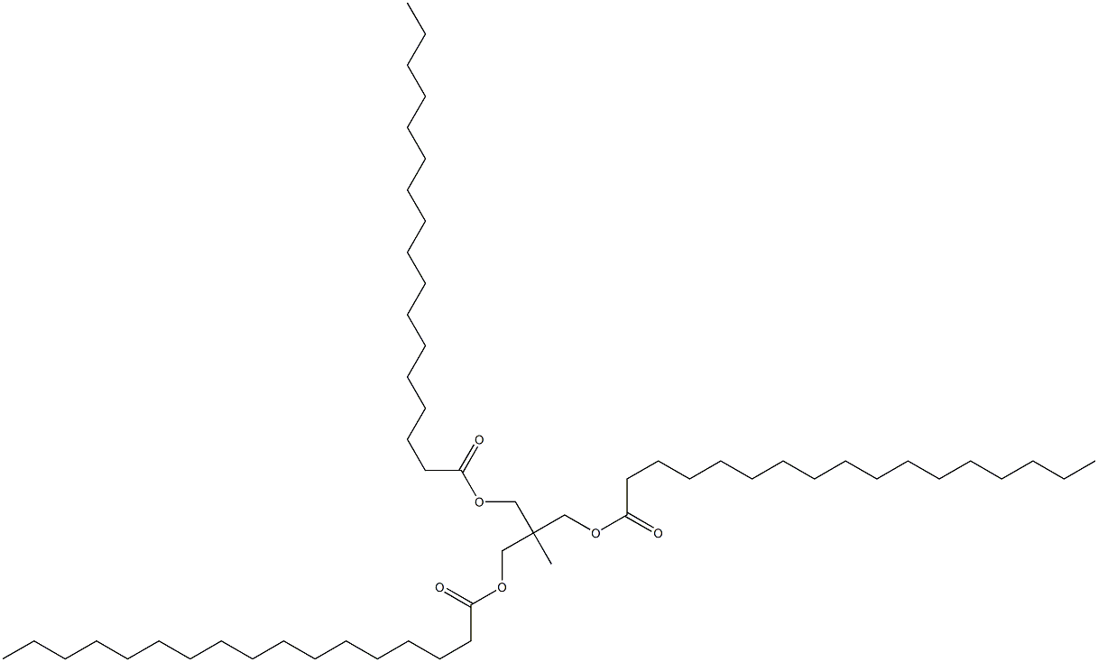 2-[(Heptadecanoyloxy)methyl]-2-methyl-1,3-propanediol diheptadecanoate Structure