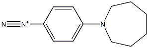 4-[(Hexahydro-1H-azepin)-1-yl]benzenediazonium|