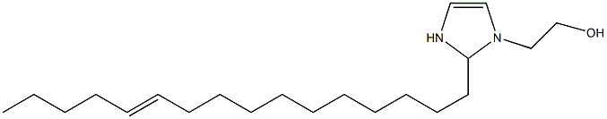 2-(11-Hexadecenyl)-4-imidazoline-1-ethanol 结构式