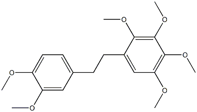 2,3,3',4,4',5-Hexamethoxybibenzyl Structure