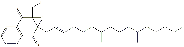 1a,7a-Dihydro-1a-[(2E)-3,7,11,15-tetramethyl-2-hexadecenyl]-7a-fluoromethylnaphth[2,3-b]oxirene-2,7-dione
