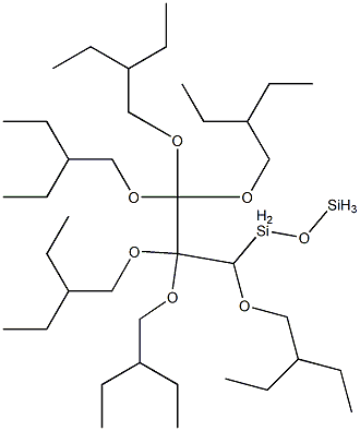 Hexa(2-ethylbutoxy)propanedisiloxane Structure