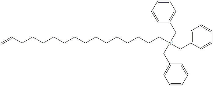 (15-Hexadecenyl)tribenzylaminium 结构式
