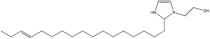 2-(14-Heptadecenyl)-4-imidazoline-1-ethanol Structure