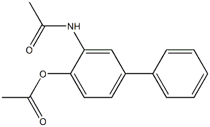 Acetic acid 2-acetylamino-4-phenylphenyl ester