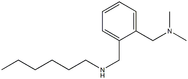 ({2-[(hexylamino)methyl]phenyl}methyl)dimethylamine Structure