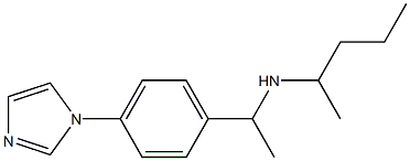 {1-[4-(1H-imidazol-1-yl)phenyl]ethyl}(pentan-2-yl)amine