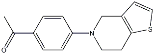 1-(4-{4H,5H,6H,7H-thieno[3,2-c]pyridin-5-yl}phenyl)ethan-1-one