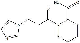 1-[3-(1H-imidazol-1-yl)propanoyl]piperidine-2-carboxylic acid