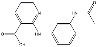 2-[(3-acetamidophenyl)amino]pyridine-3-carboxylic acid