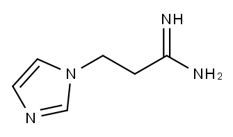 3-(1H-imidazol-1-yl)propanimidamide Structure