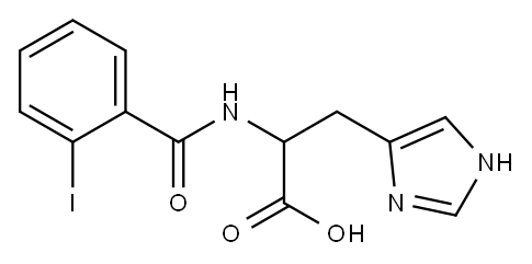 3-(1H-imidazol-4-yl)-2-[(2-iodobenzoyl)amino]propanoic acid
