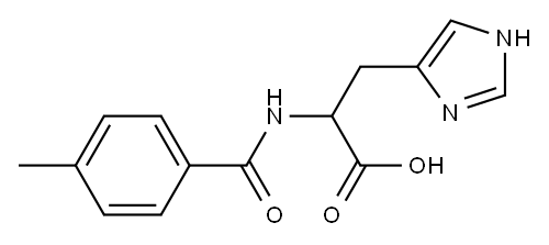 3-(1H-imidazol-4-yl)-2-[(4-methylbenzoyl)amino]propanoic acid