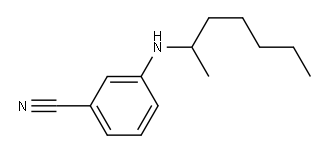 3-(heptan-2-ylamino)benzonitrile