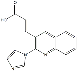 3-[2-(1H-imidazol-1-yl)quinolin-3-yl]prop-2-enoic acid