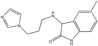 3-{[3-(1H-imidazol-1-yl)propyl]amino}-5-methyl-2,3-dihydro-1H-indol-2-one
