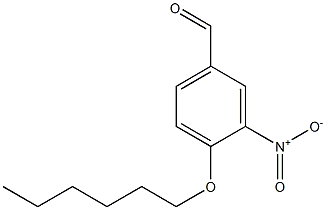 4-(hexyloxy)-3-nitrobenzaldehyde Structure