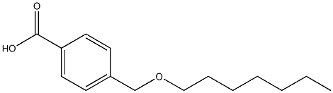 4-[(heptyloxy)methyl]benzoic acid Structure