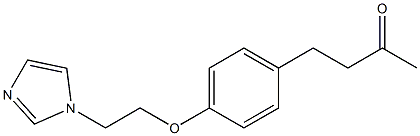 4-{4-[2-(1H-imidazol-1-yl)ethoxy]phenyl}butan-2-one