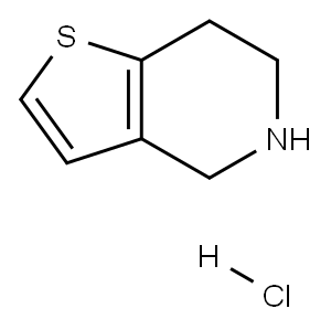 4H,5H,6H,7H-thieno[3,2-c]pyridine hydrochloride Structure
