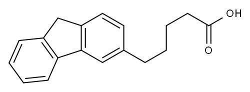 5-(9H-fluoren-3-yl)pentanoic acid Structure