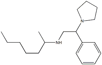 heptan-2-yl[2-phenyl-2-(pyrrolidin-1-yl)ethyl]amine
