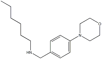 hexyl({[4-(morpholin-4-yl)phenyl]methyl})amine
