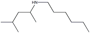 hexyl(4-methylpentan-2-yl)amine Structure
