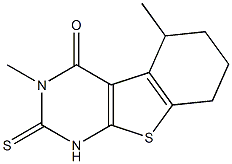 1,2,5,6,7,8-Hexahydro-3,5-dimethyl-2-thioxo[1]benzothieno[2,3-d]pyrimidin-4(3H)-one