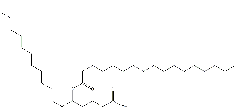 5-Heptadecanoyloxystearic acid Structure