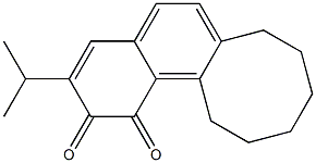 7,8,9,10,11,12-Hexahydro-3-isopropylcycloocta[a]naphthalene-1,2-dione