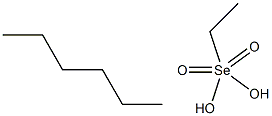 Hexaneselenoic acid Se-ethyl ester Structure