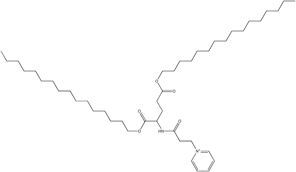 1-[3-[[1-[(Hexadecyloxy)carbonyl]-4-(hexadecyloxy)-4-oxobutyl]amino]-3-oxopropyl]pyridinium|