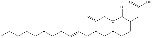 3-(7-Hexadecenyl)succinic acid 1-hydrogen 4-allyl ester Structure